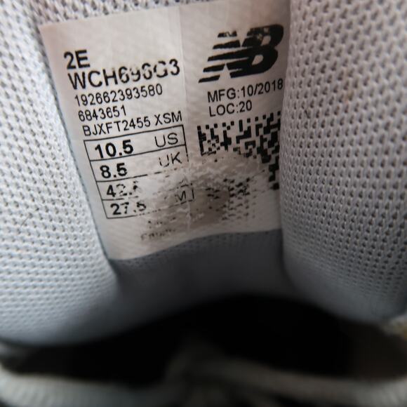 New Balance Shoes Womens 10.5 2E 696 V3 Tennis Sneaker Athletic Trainer White - Picture 8 of 13